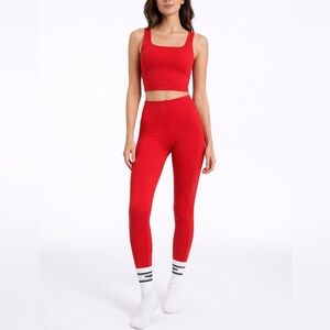 YPB Red Workout Set (worn once)